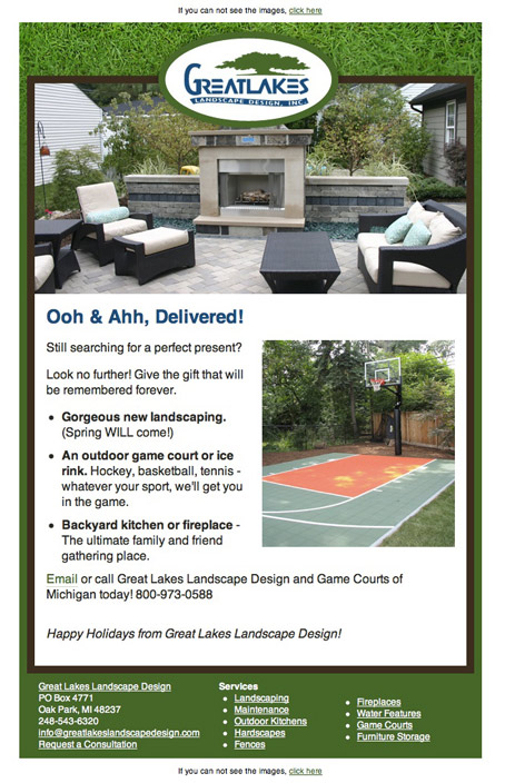 Great Lakes Landscape Design Enews