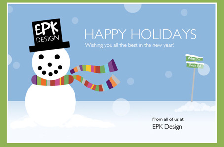 EPK Design Holiday Card 2009