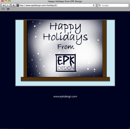 EPK Design Holiday Card 2010